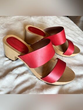 Madewell clog sandals, size 10